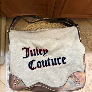 Juicy Couture Gray and Iridescent Shoulder Bag